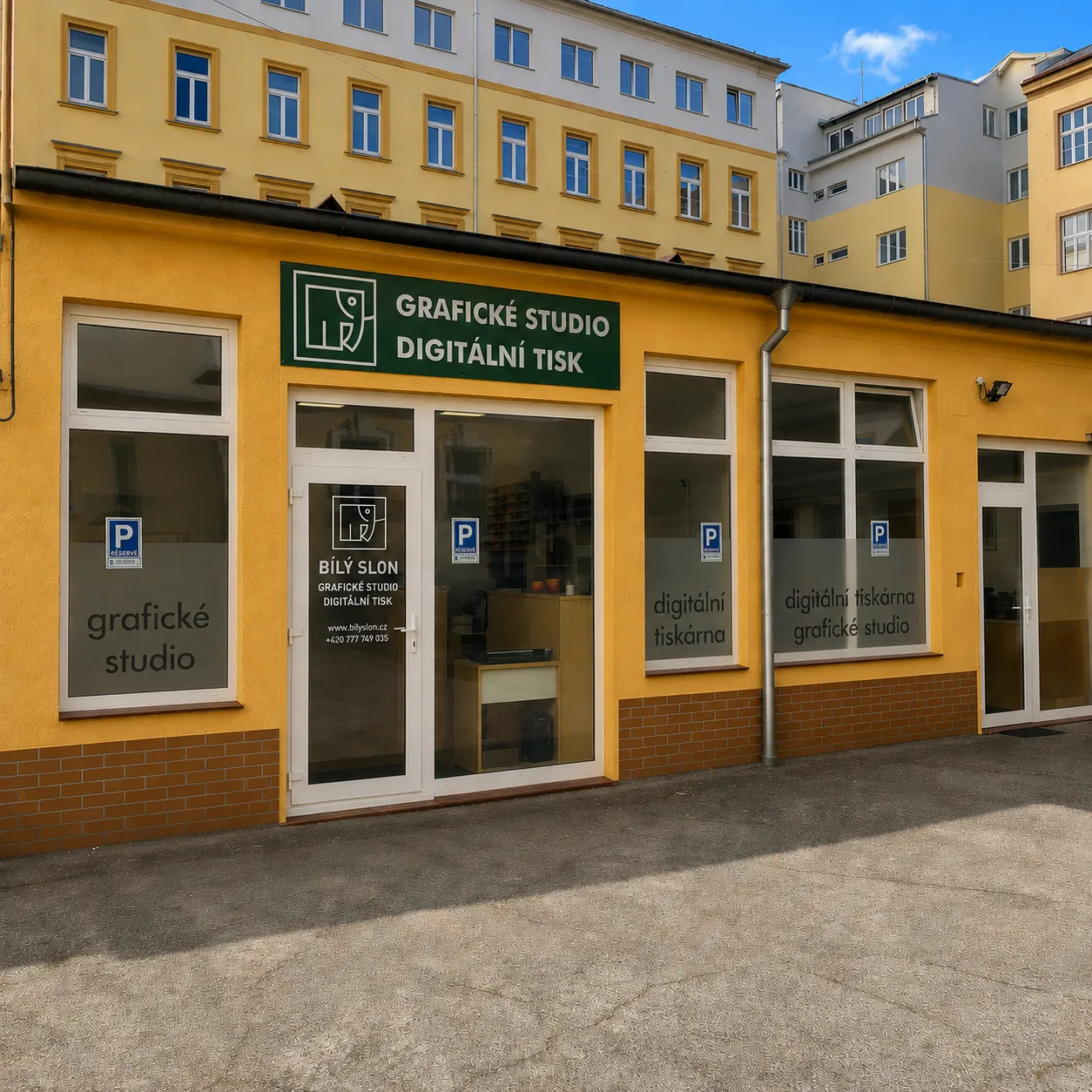 Provozovna grafické studio TISKÁRNA BÍLÝ SLON s.r.o.
